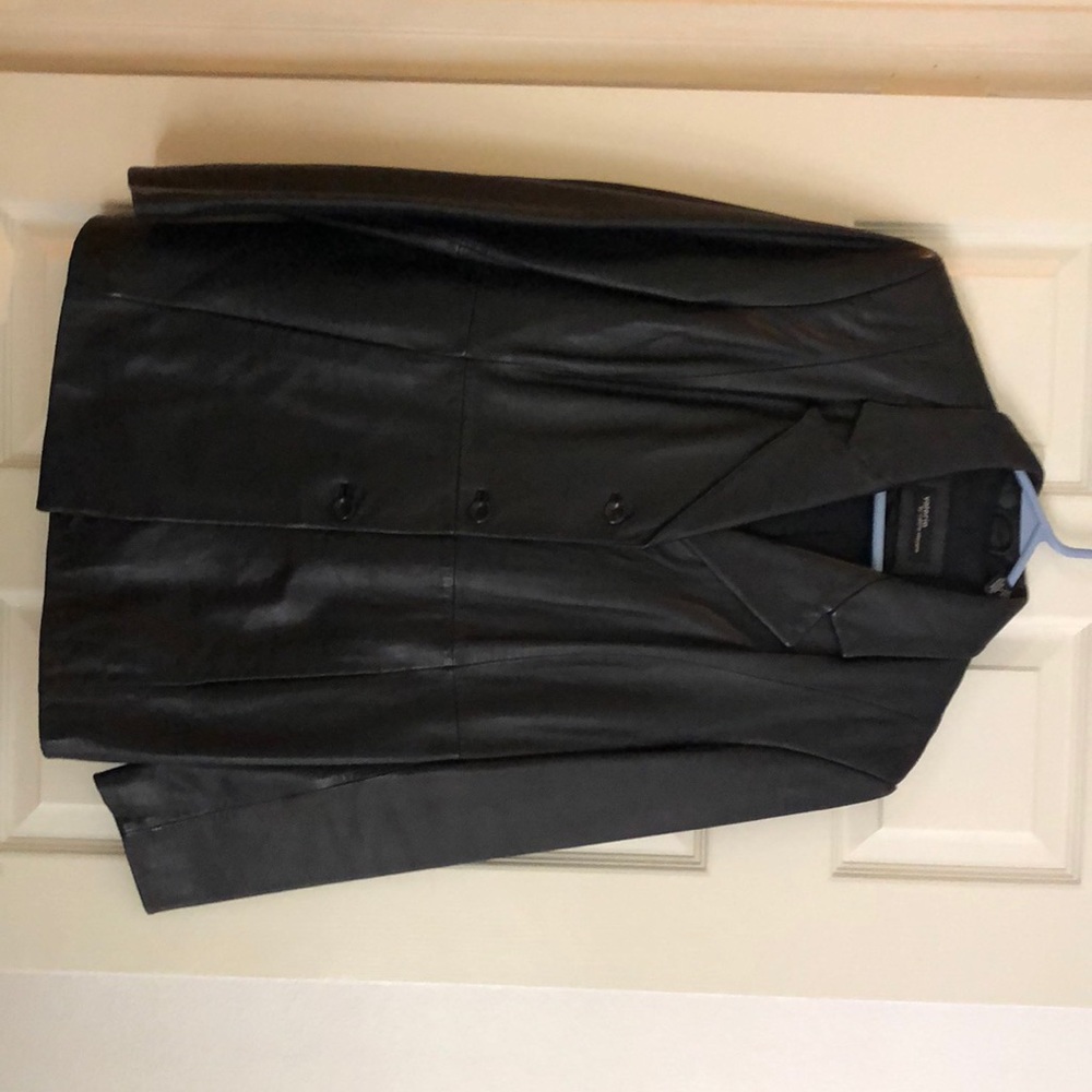 BEAUTIFUL Blazer style LEATHER jacket